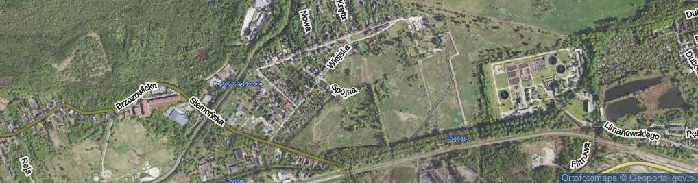 Zdjęcie satelitarne Spójna ul.